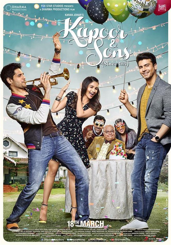 First look Poster of 'Kapoor and sons'