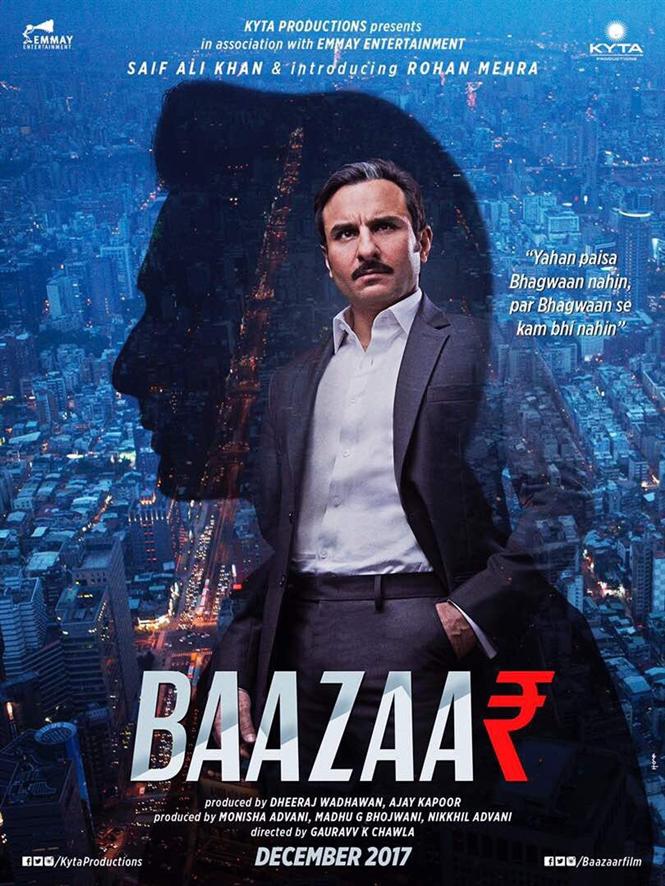 First Look Poster of Saif Ali Khan's 'Baazaar'