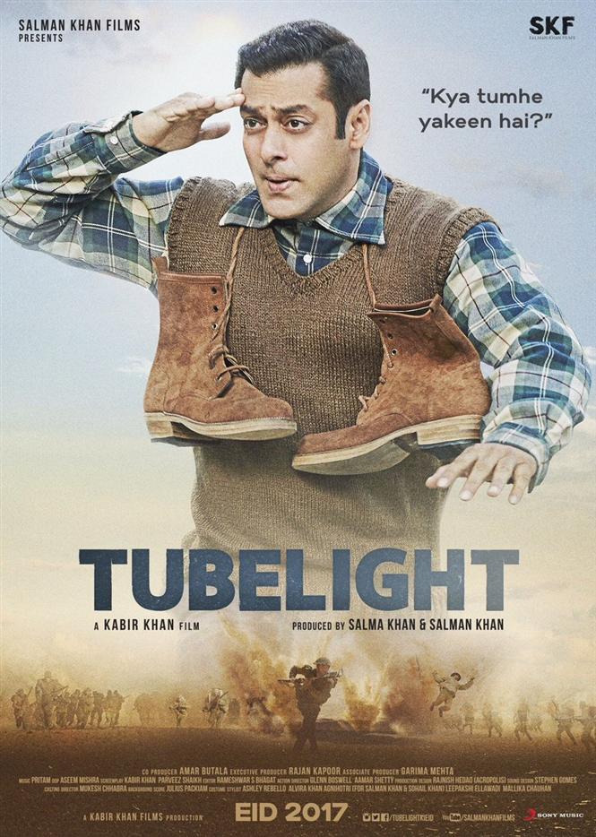 First Look Poster of Salman Khan's Tubelight