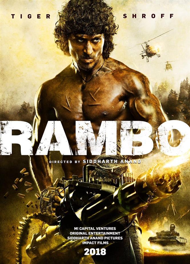 First Look Poster of Tiger Shroff starrer 'Rambo'