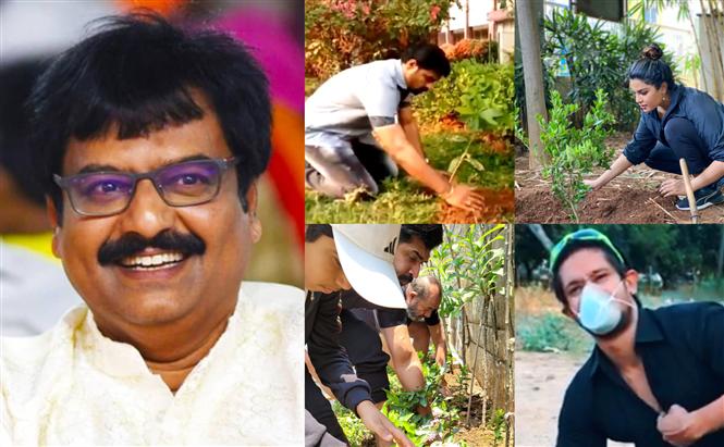 'For Vivek Sir' - Tamil film celebrities plant saplings in memory of the late comedian!