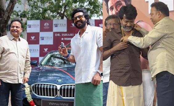 Gatta Kusthi 2 Success Meet: Ishari Ganesh Gifts V...