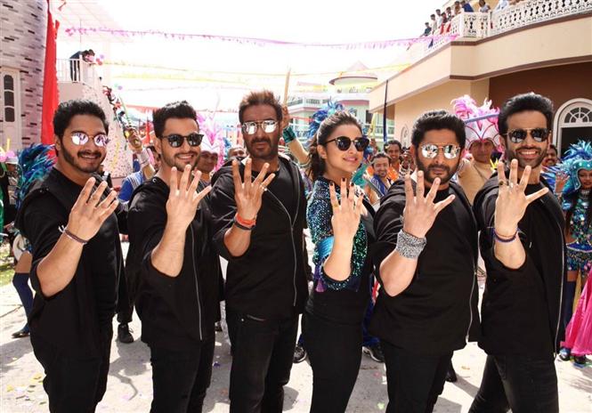 'Golmaal Again' cast shoots for title track in Hyderabad