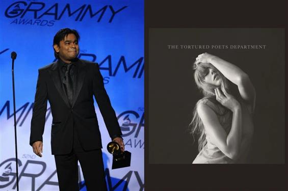 Grammy winner AR Rahman promotes Taylor Swift's The Tortured Poets Department in India!