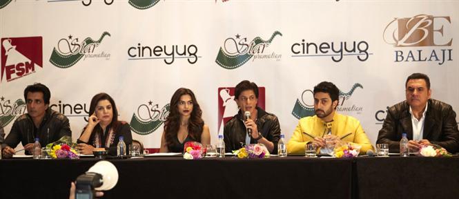 Happy New Year team at Slam the Tour Houston Press Conference 