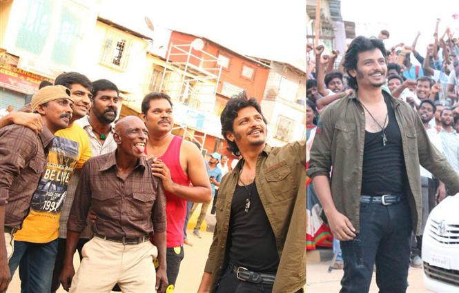 Huge set erected for Jiiva's Gorilla in Chennai, First Look Soon 