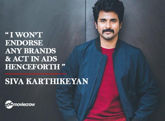 I won't endorse any brands & act in ads henceforth - Sivakarthikeyan's breaking announcement