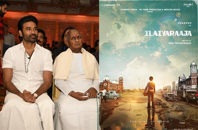 Ilaiyaraaja biopic launched! First look feat. Dhanush out