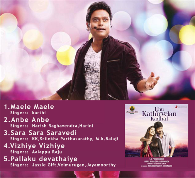 Ithu Kathirvelan Kadhal Tracklist