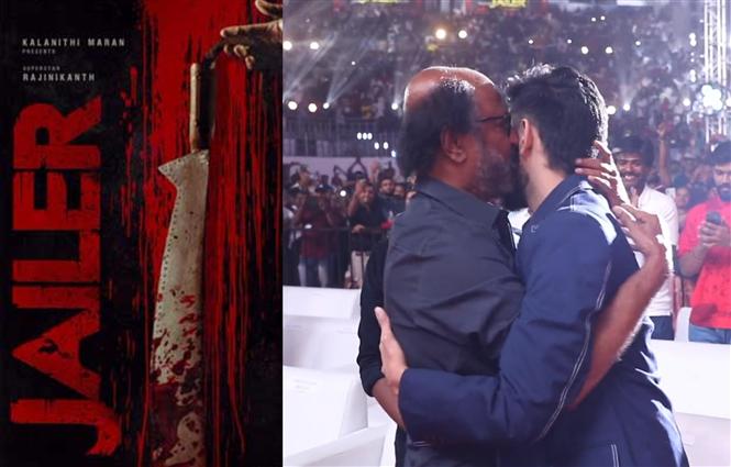Jailer: Anirudh reacts to Rajinikanth's sweet peck on the cheek