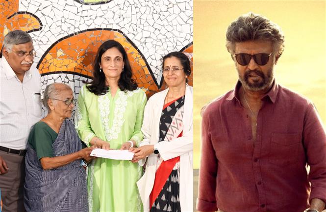 Jailer's success yields more donations! Rs. 60 lakhs goes towards cancer patients!
