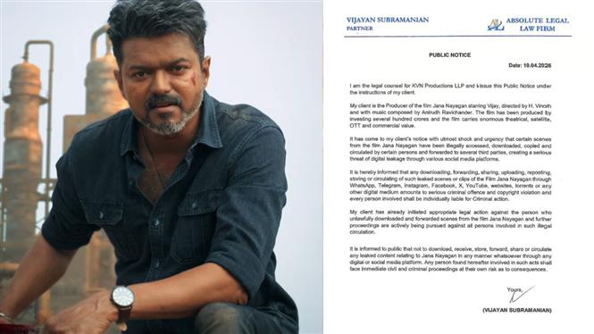 Jana Nayagan Leak: Makers Issue Legal Notice, Warn of Strict Action