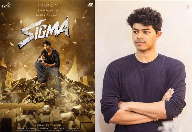 Jason Sanjay's debut directorial titled Sigma! First look feat. Sundeep Kishan