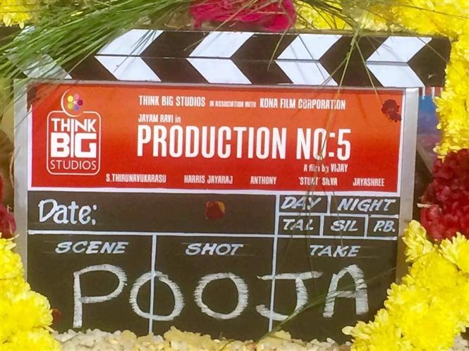 Jayam Ravi - AL Vijay movie begins today