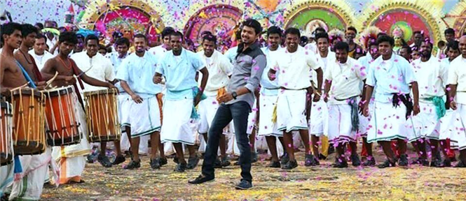 Jilla song shoot at Pollachi