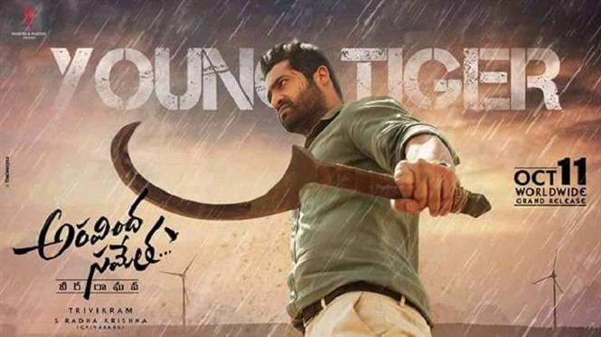 Jr. NTR's Aravinda Sametha gets thunderous start at Box Office, creates highest non-Baahubali record in Telugu states