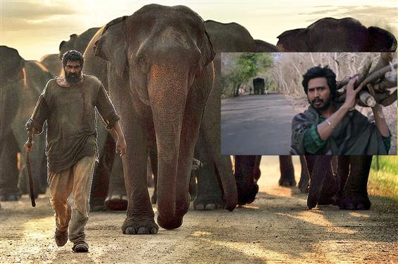 Kaadan Teaser feat. Rana Daggubati, Vishnu Vishal