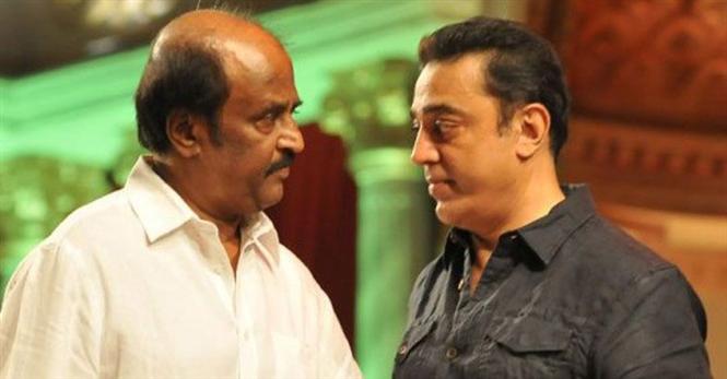 Kamal Haasan takes a dig at Rajinikanth!
