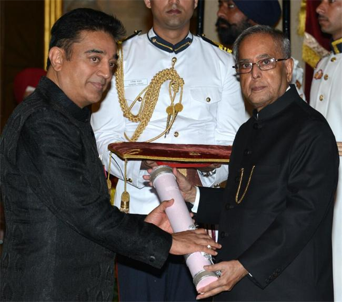Kamal's statement on receiving Padma Bhushan