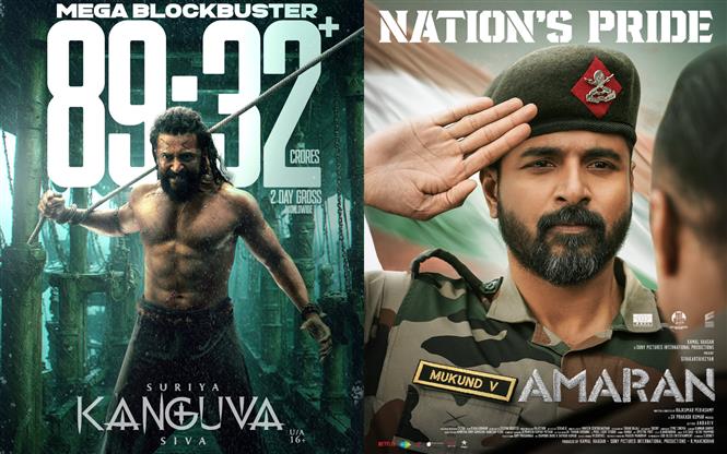 Kanguva surpasses Amaran in box-office opening