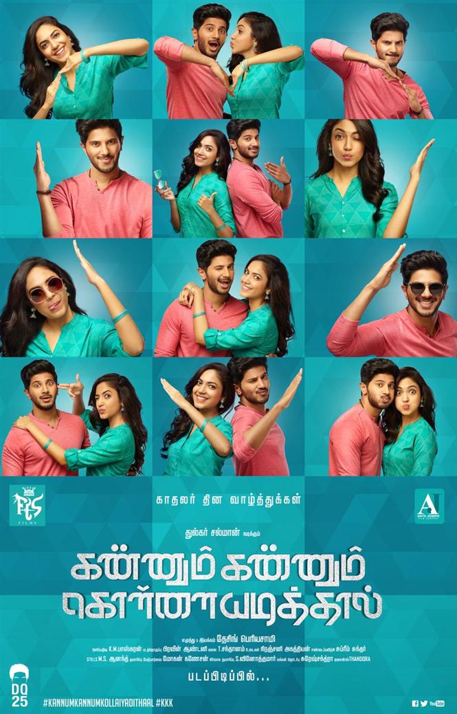 Kannum Kannum Kollai Adithaal first look feat. Dulquer Salmaan, Ritu Varma is here