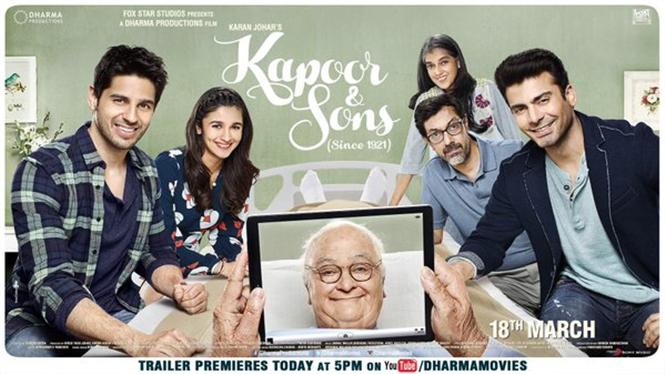 Kapoor and Sons New Poster