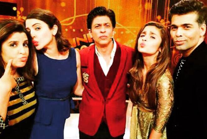 Karan, Farah, Anushka & Alia on SRK's TV Show 'Sabse Shaana Kaun?'