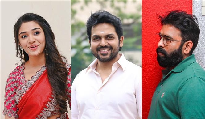 Karthi 26 gets Krithi Shetty, Santhosh Narayanan! Tamil Movie, Music ...