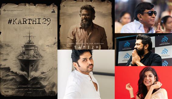 Karthi 29 titled Marshal to begin with a pooja cer...
