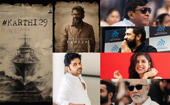 Karthi 29 titled Marshal to begin with a pooja cer...
