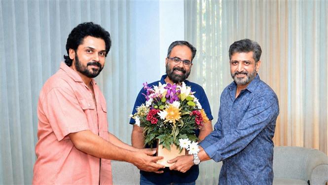 Karthi Signs New Family Entertainer With Thani Oruvan Director Mohan Raja