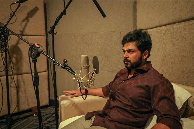 Karthi's 'Sardar 2' Enters Dubbing Stage