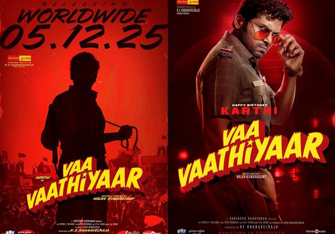 Karthi's Vaa Vaathiyaar to Hit Theatres This December 2025