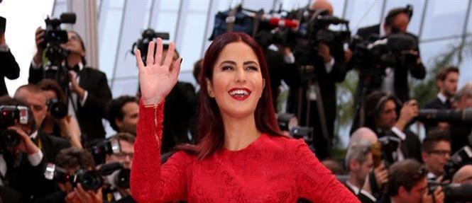 Katrina dazzles in red on Day 2 of Cannes