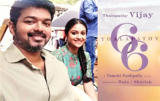 Keerthy Suresh to play female lead in Thalapathy 66?