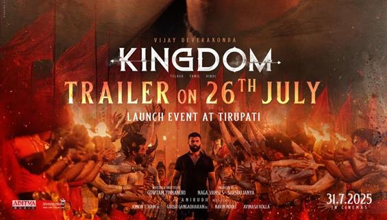 Kingdom Trailer to Release on July 26 in Tirupati