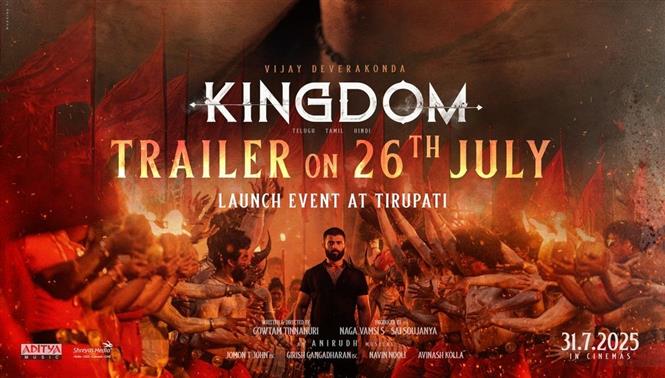 Kingdom Trailer to Release on July 26 in Tirupati
