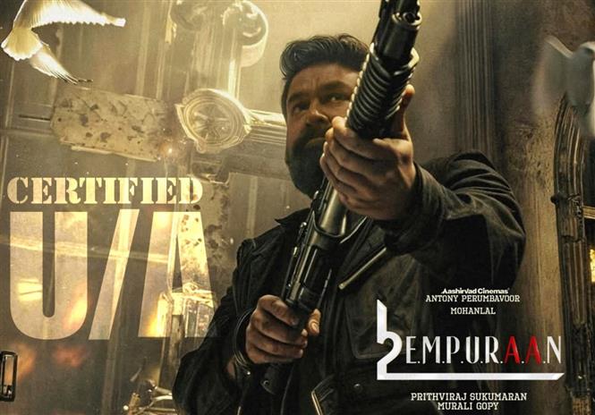 L2: Empuraan Gets U/A Certification with Nearly 3-Hour Runtime