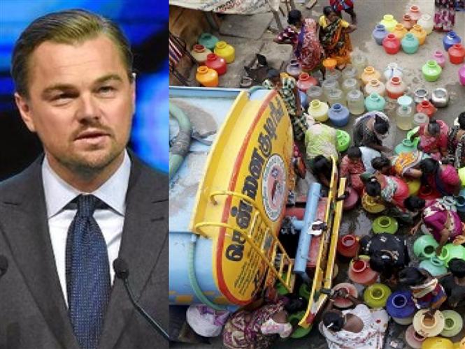 Leonardo Dicaprio concerned about Chennai's Water Crisis!