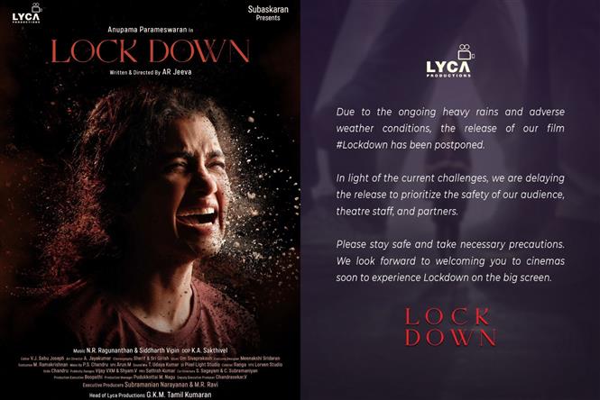 Lockdown Postponed From Dec 5 Release Due to Rains - New Date Coming Soon