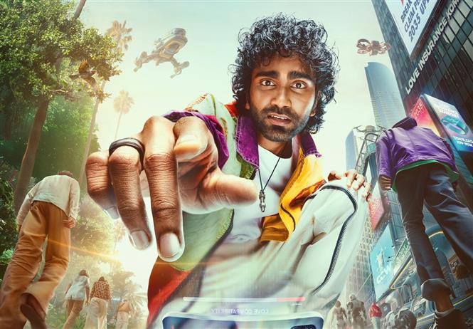 Love Insurance Kompany: First look of Pradeep Ranganathan, Vignesh Shivan film feat. flying cars, robots!