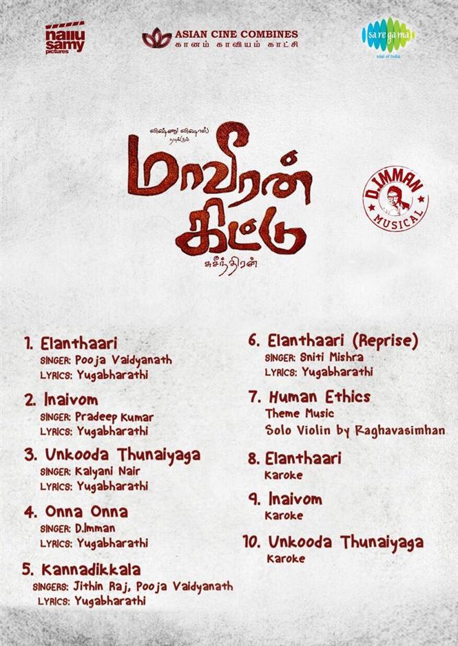Maaveeran Kittu Tracklist