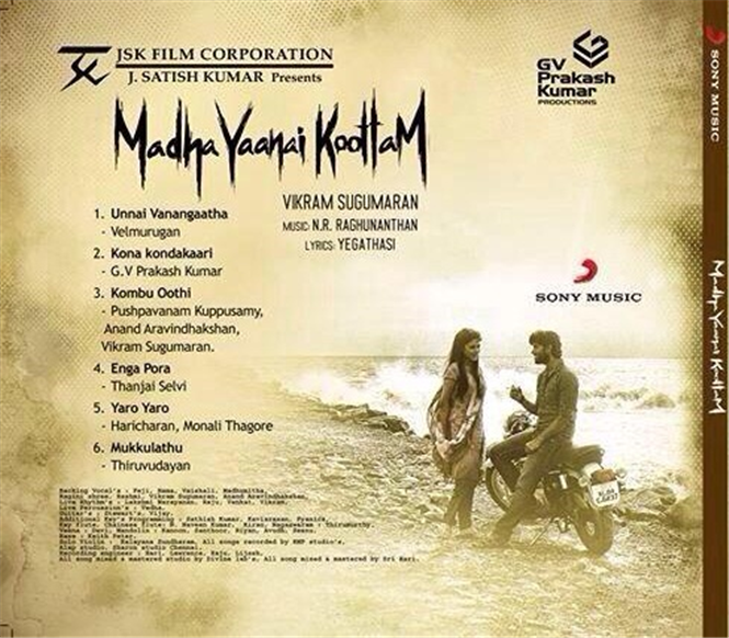 Madha Yaanai kottam tracklist 