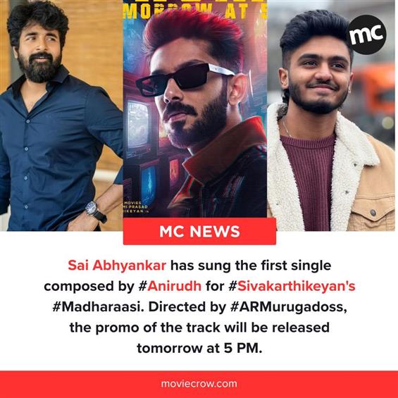 Madharaasi First Single: Sai Abhyankar Teams Up wi...