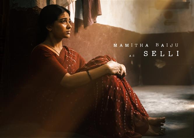 Mamitha Baiju unveiled as Selli in Dhanush's Kara