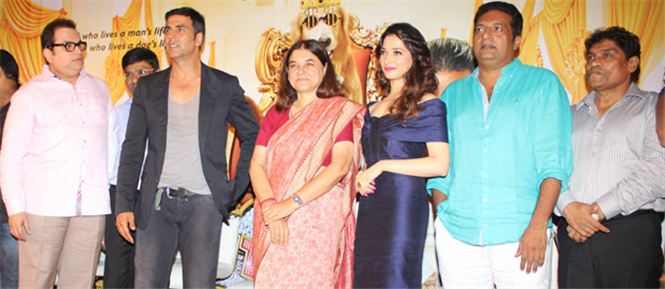Maneka Gandhi to host premiere for Its Entertainment in Delhi Akshay Kumar