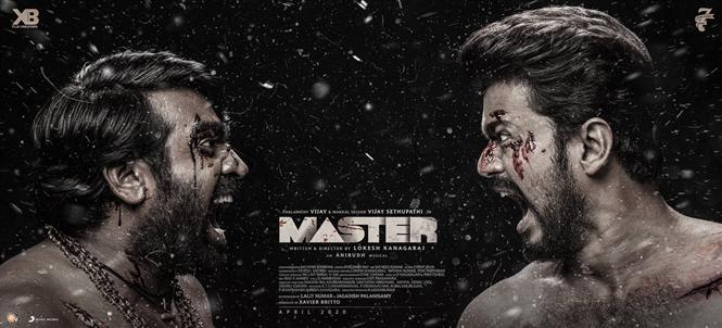 Master Third Look ft. Vijay and Vijay Sethupathi 