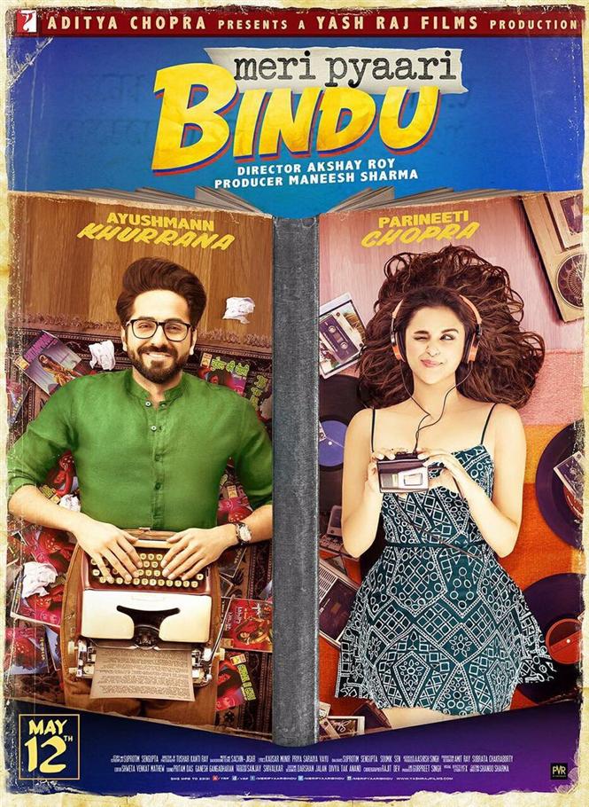 Meri Pyaari Bindu New Poster Hindi Movie, Music Reviews and News