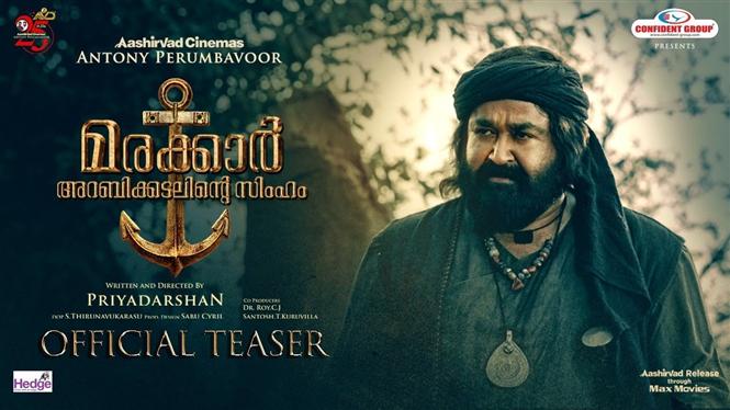 Mohanlal's Marakkar Arabikadalinte Simham Official Teaser