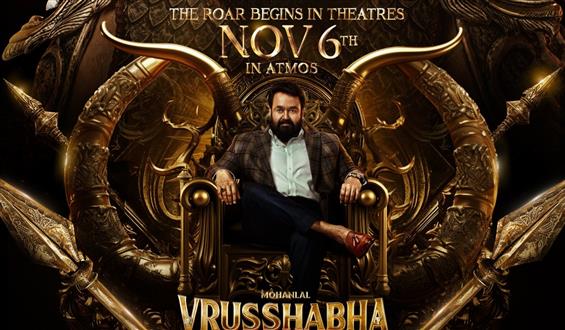 Mohanlal's Vrusshabha to Release on November 6, 20...